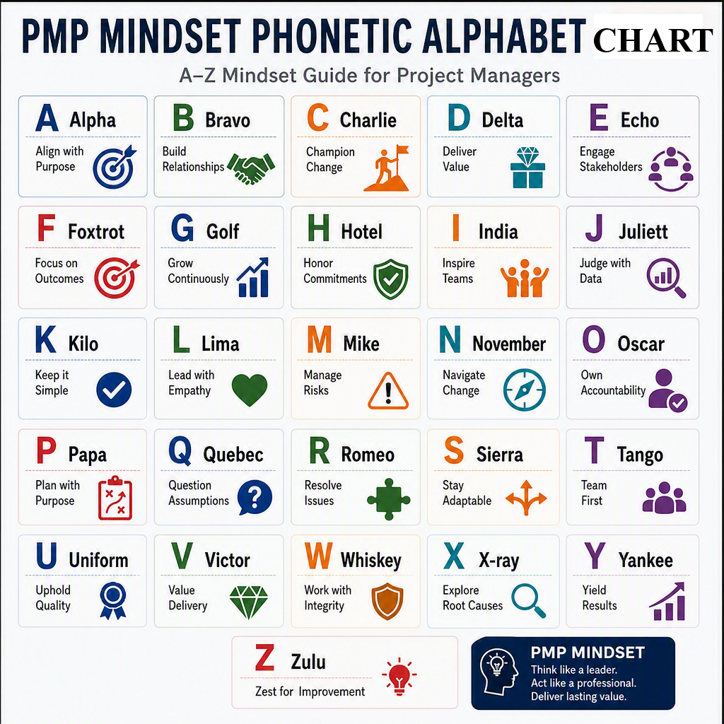 PMP Mindset Phonetic Alphabet PMP Mindset Phonetic Alphabet